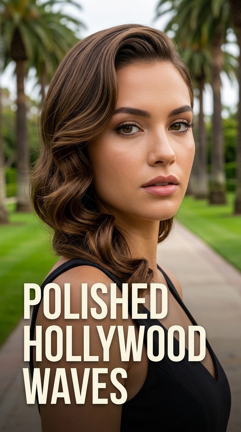 Polished Hollywood Waves