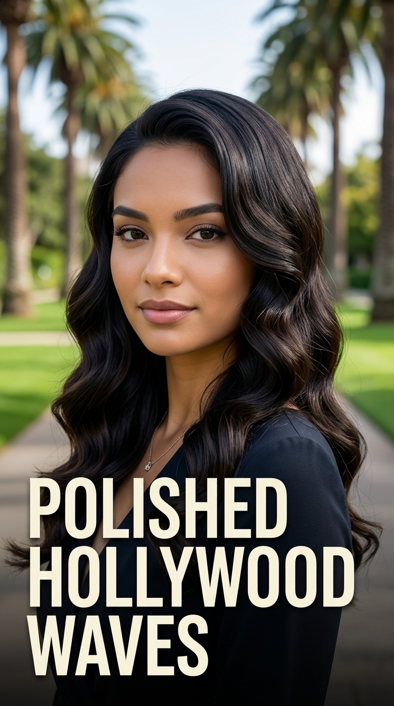 Polished Hollywood Waves