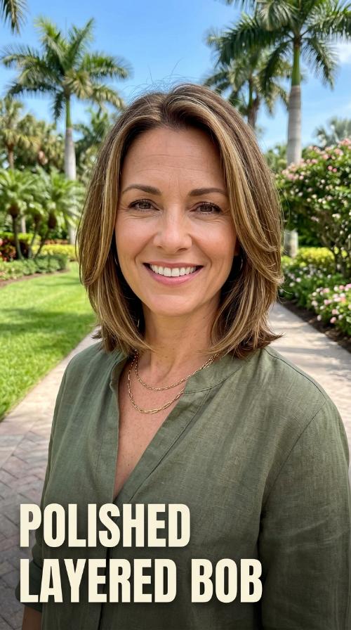 Polished Layered Bob