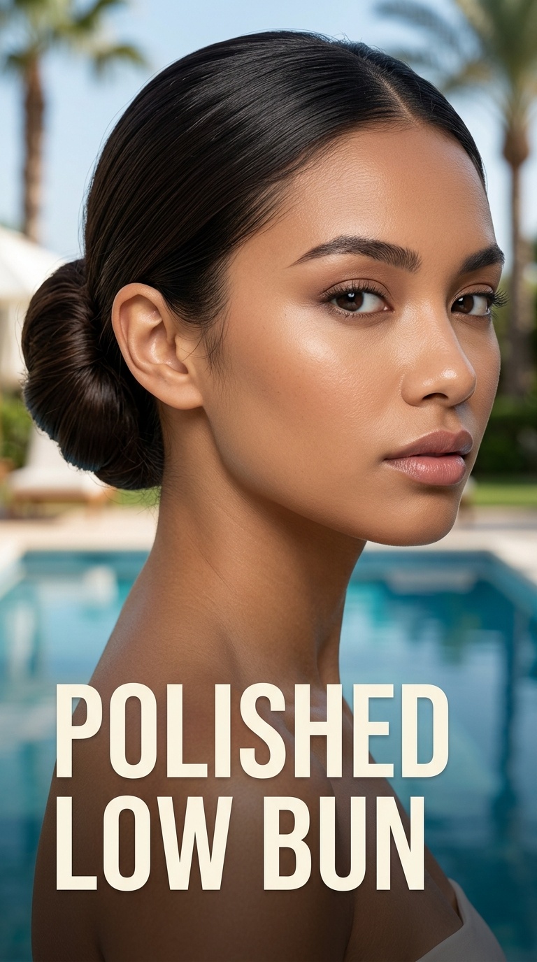 Polished Low Bun