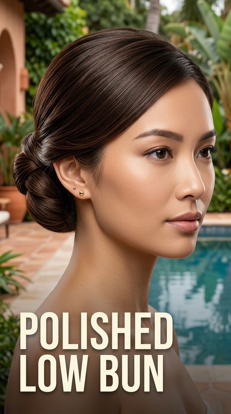 Polished Low Bun