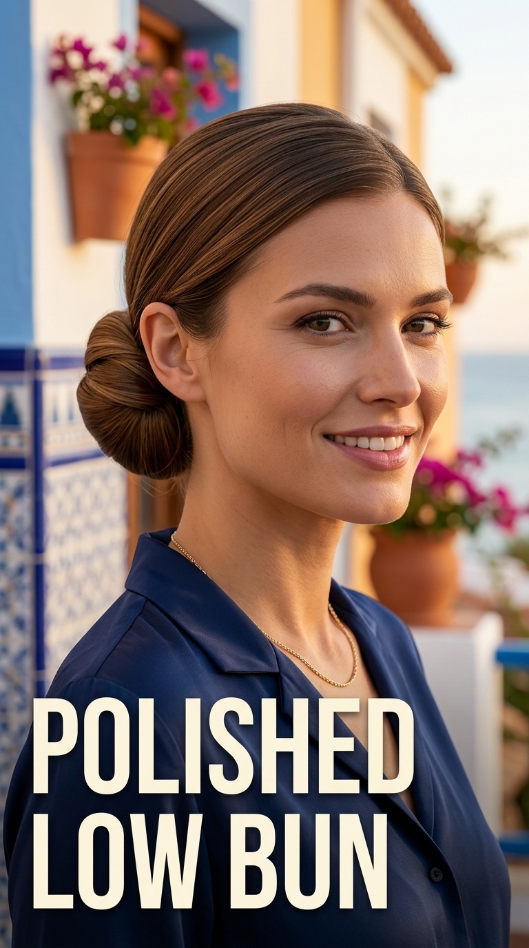 Polished Low Bun