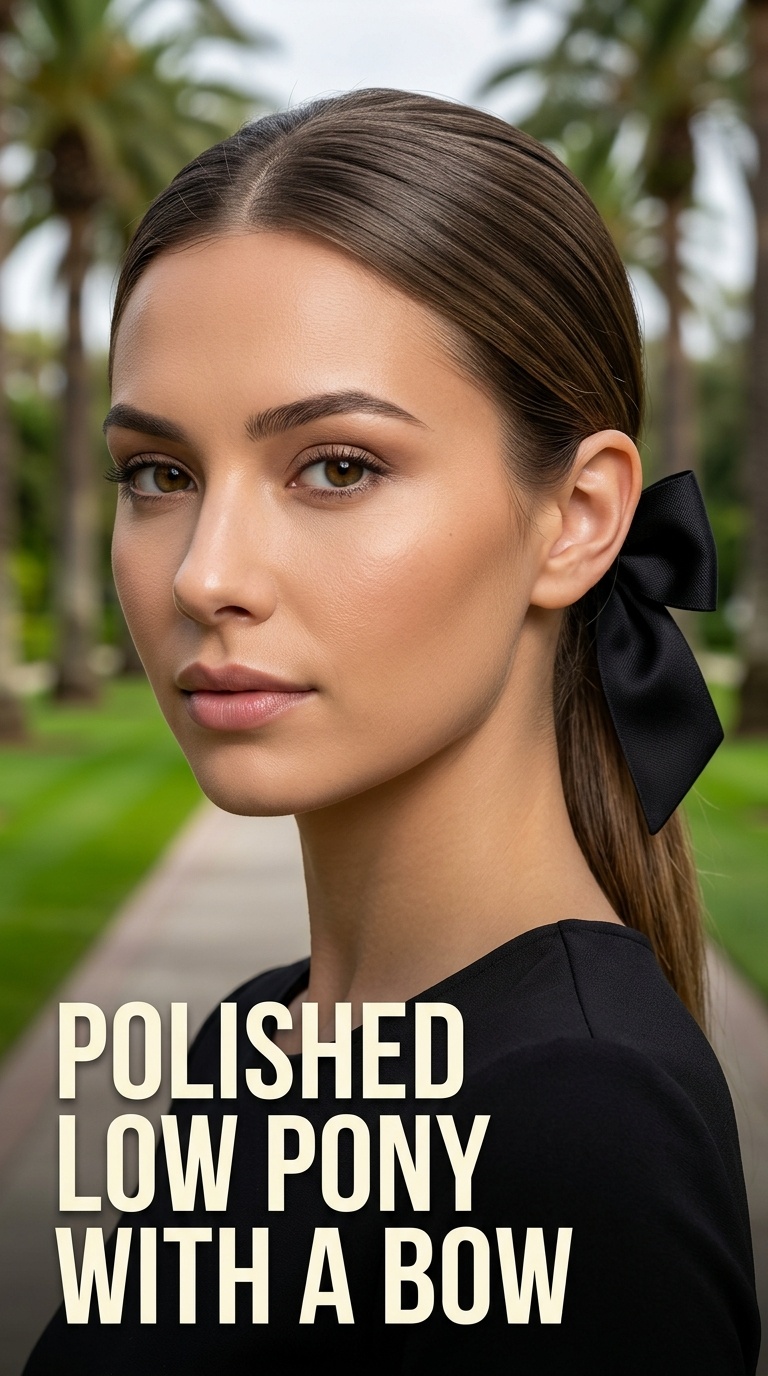 Polished Low Pony with a Bow