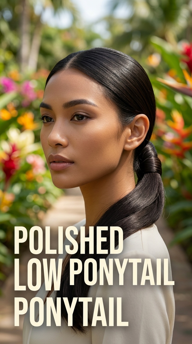 Polished Low Ponytail