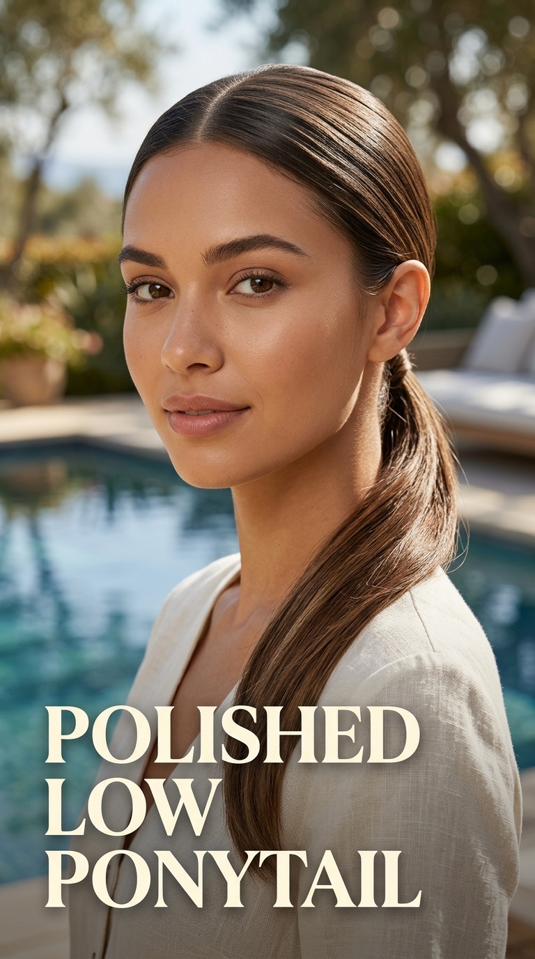 Polished Low Ponytail