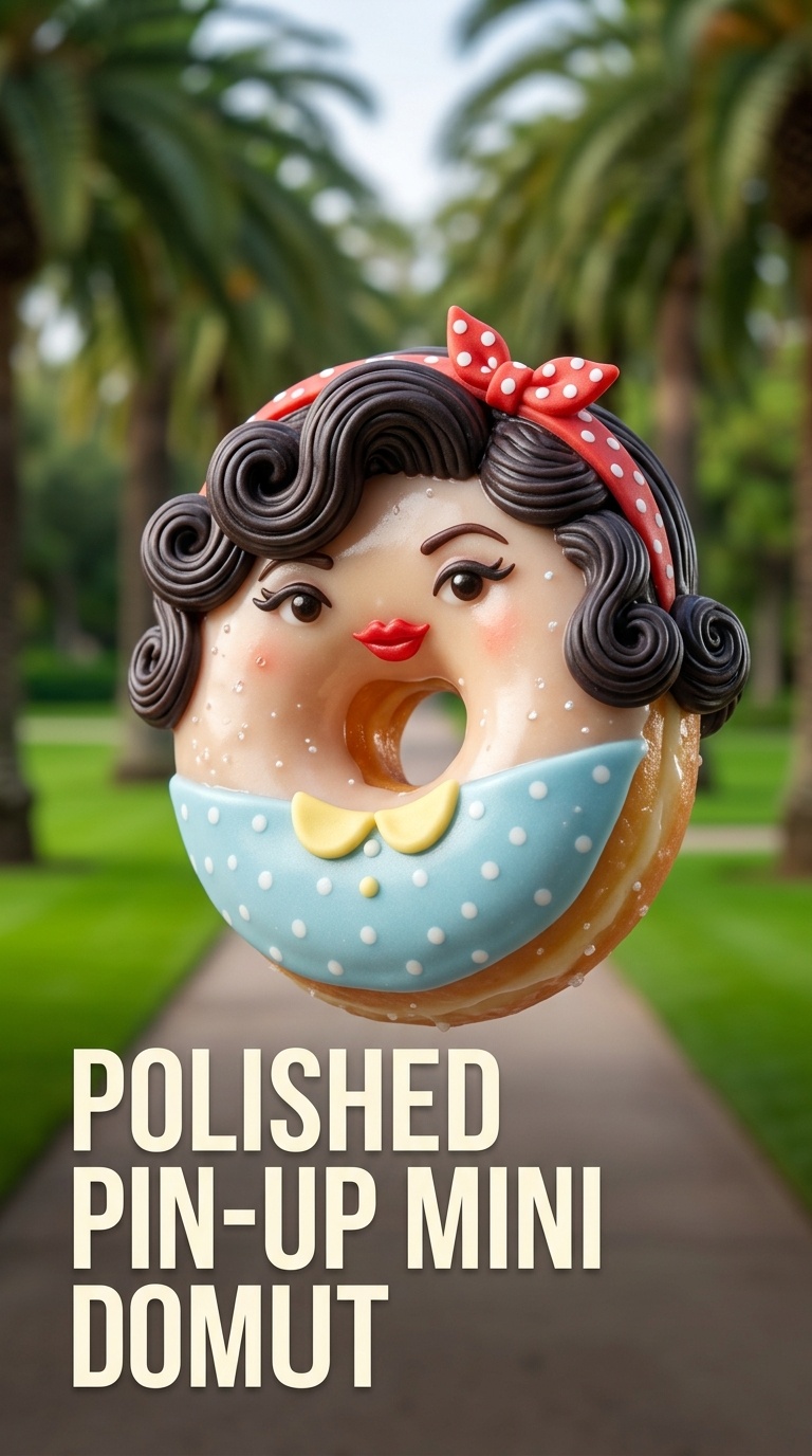 Polished Pin-Up Mini Donut