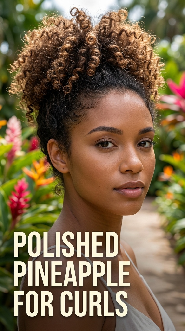 Polished Pineapple for Curls