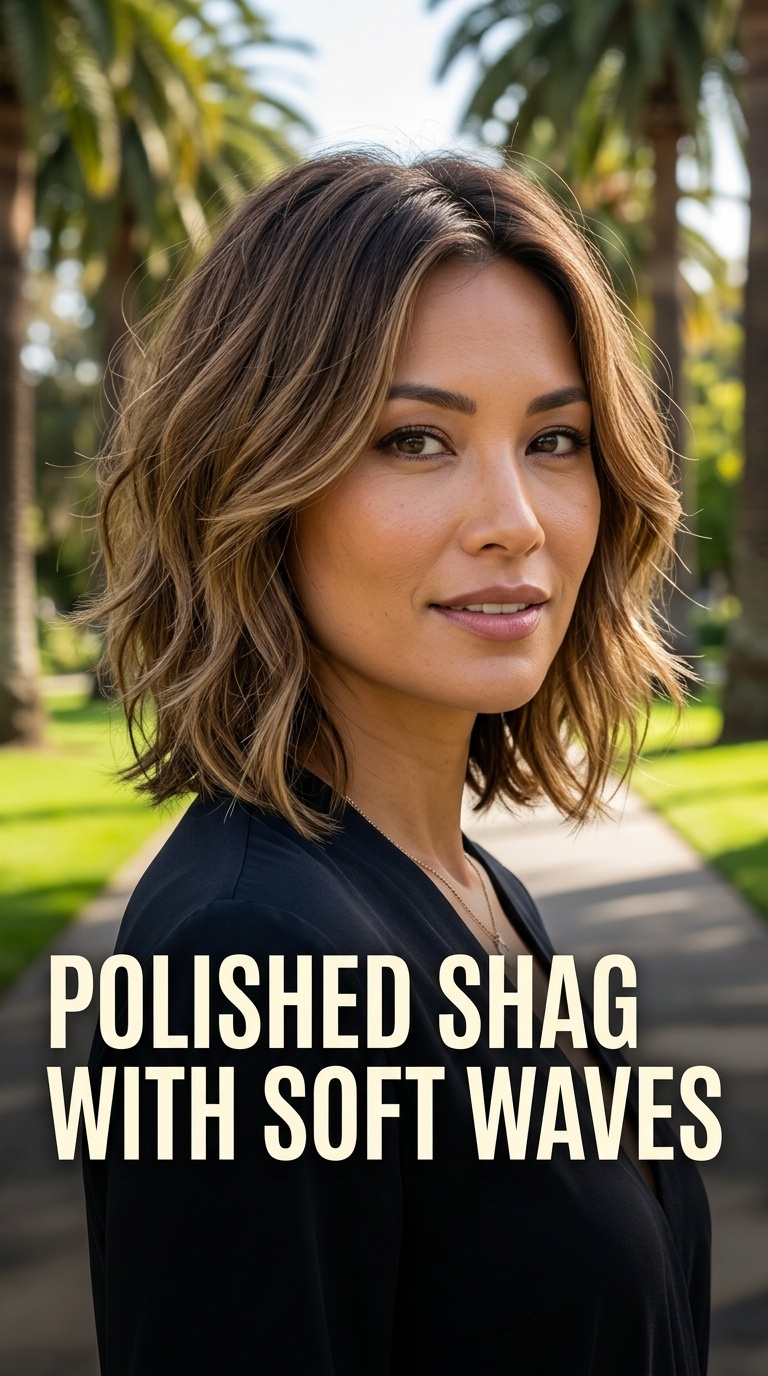 Polished Shag with Soft Waves