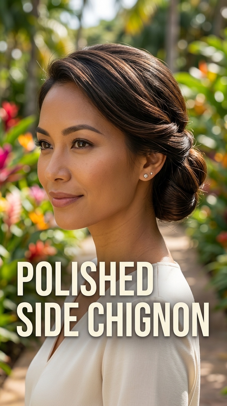 Polished Side Chignon