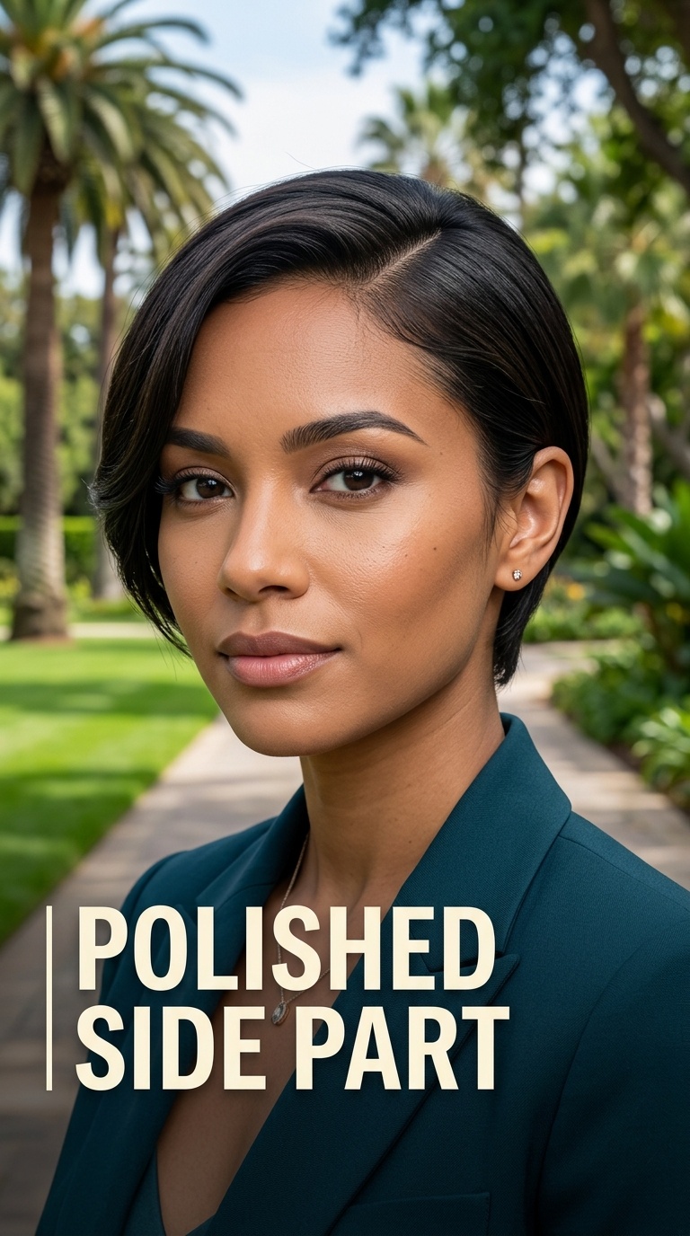Polished Side Part