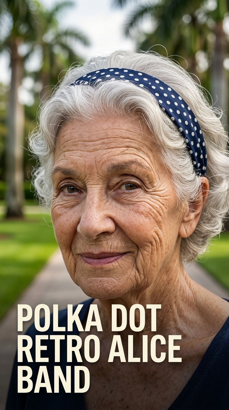 Polka Dot Retro Alice Band