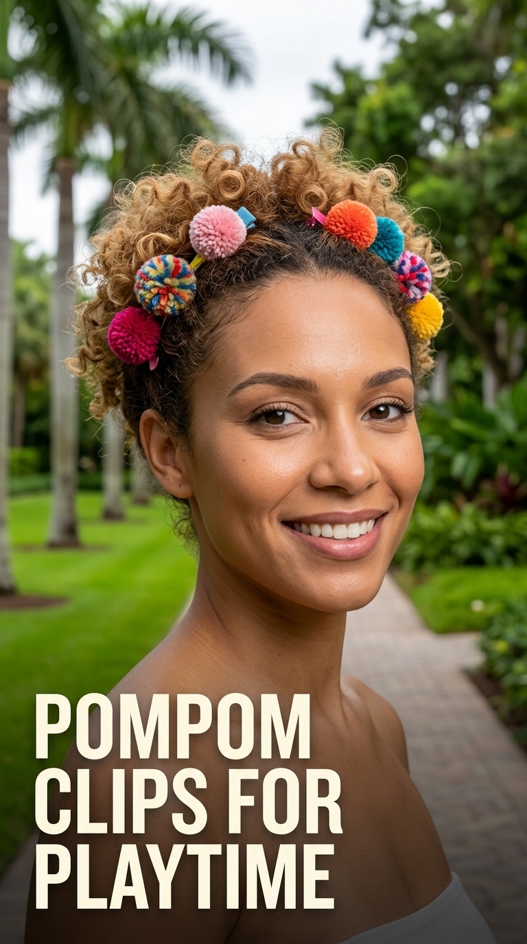 Pompom Clips for Playtime
