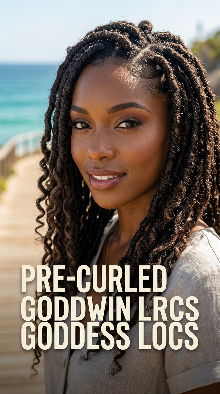 Pre-Curled Goddess Locs