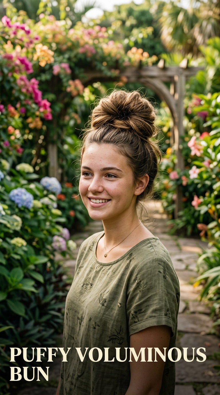 Puffy Voluminous Bun