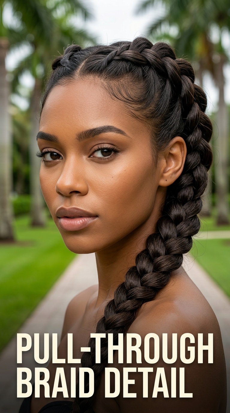 Pull-Through Braid Detail