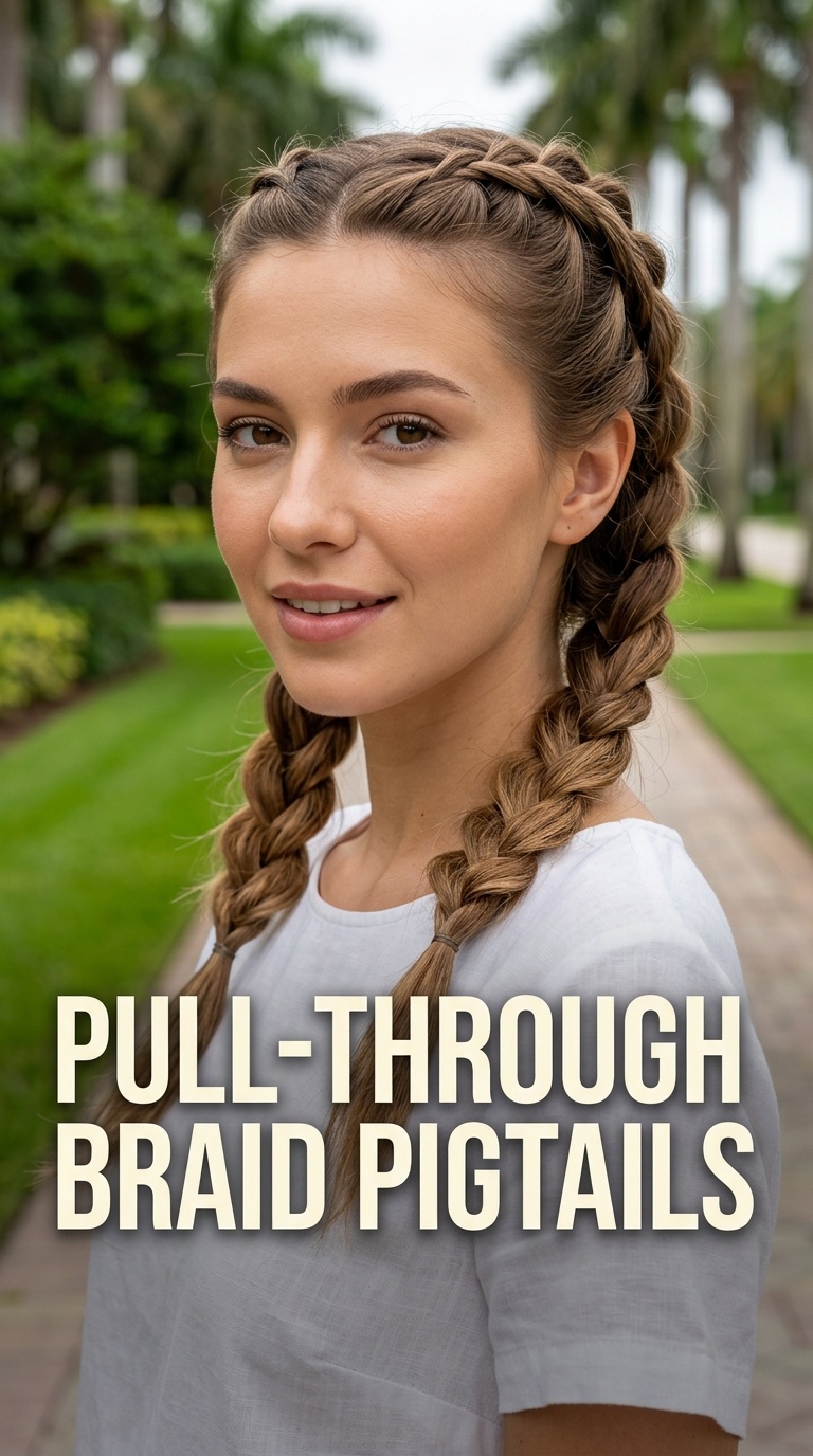 Pull-Through Braid Pigtails