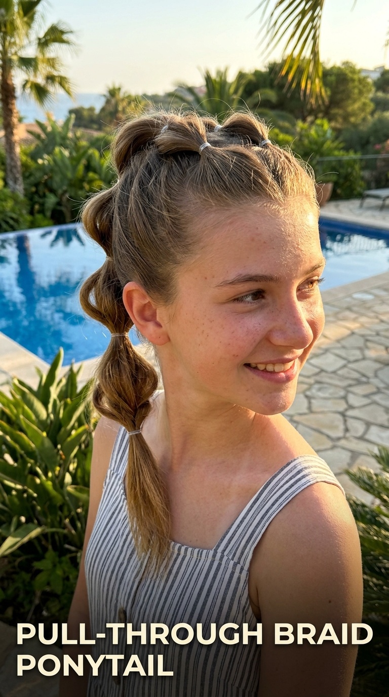 Pull-Through Braid Ponytail