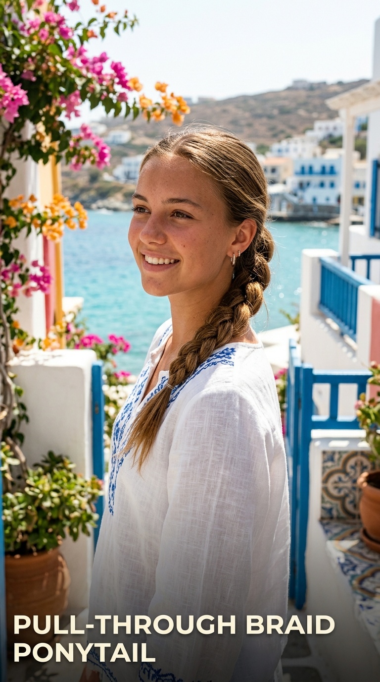 Pull-Through Braid Ponytail