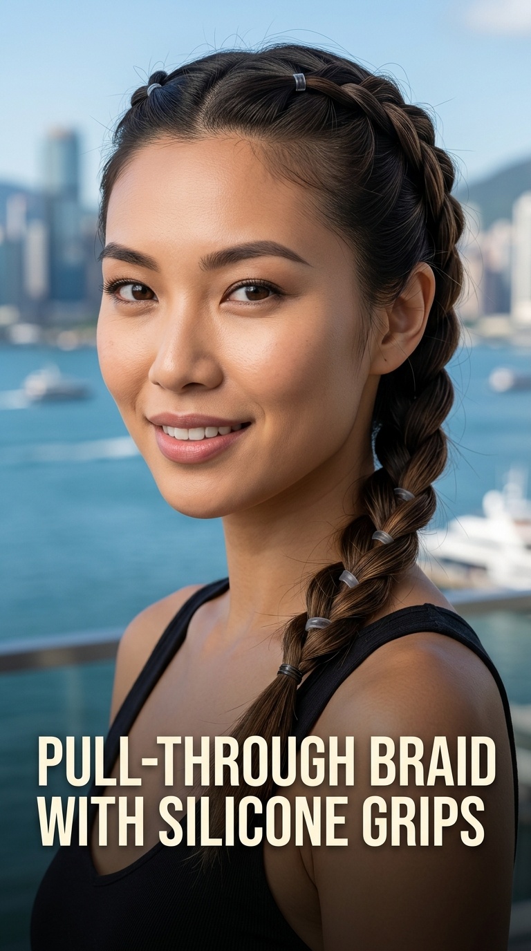 Pull-Through Braid with Silicone Grips