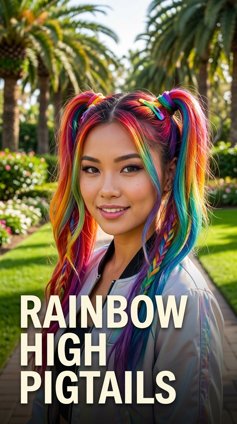 Rainbow High Pigtails
