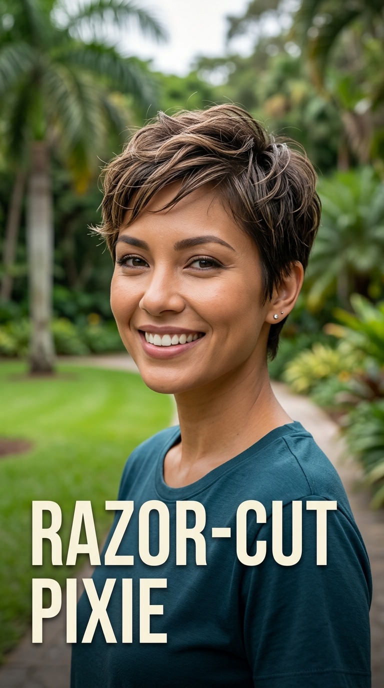 Razor-Cut Pixie