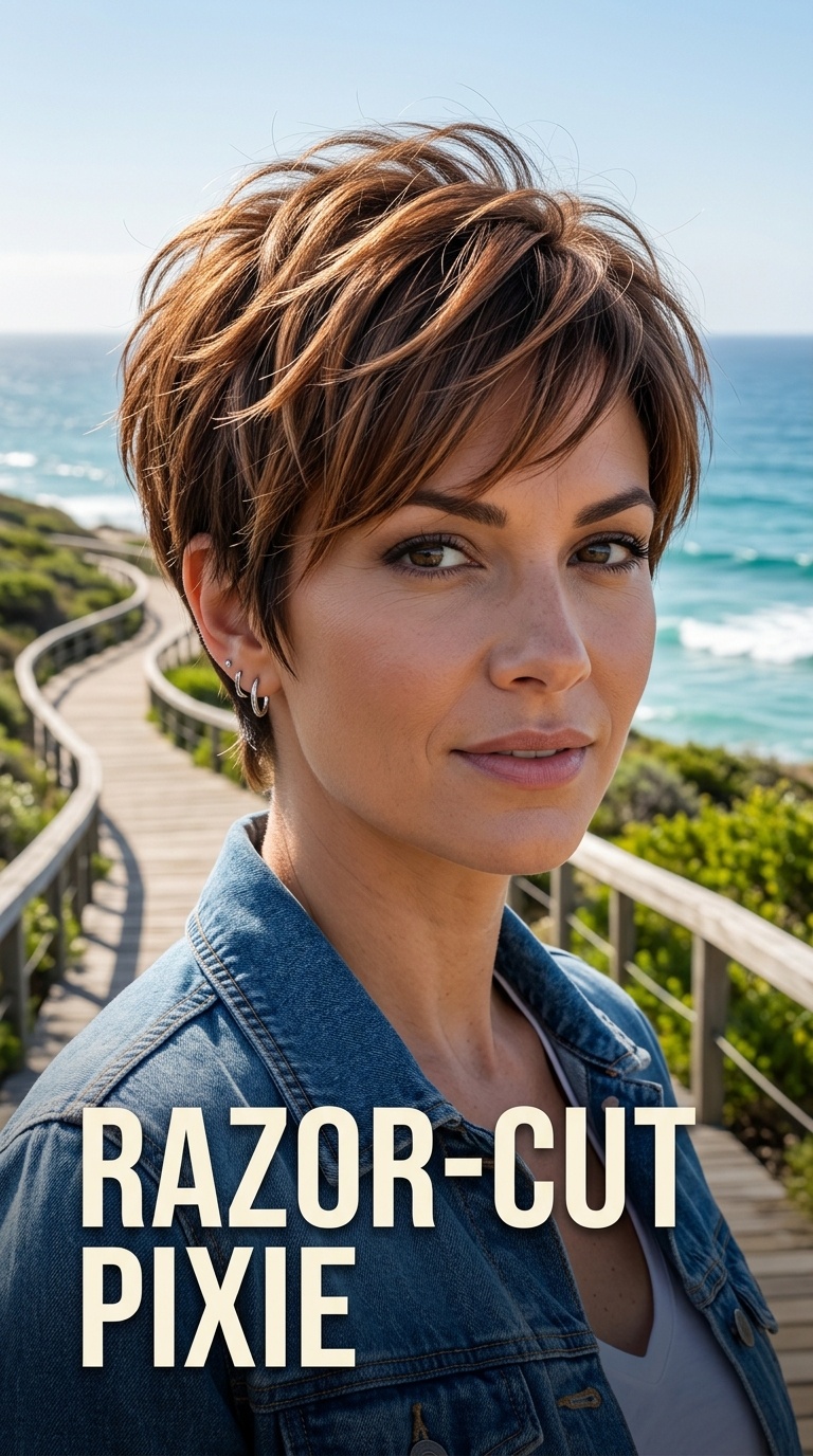 Razor-Cut Pixie