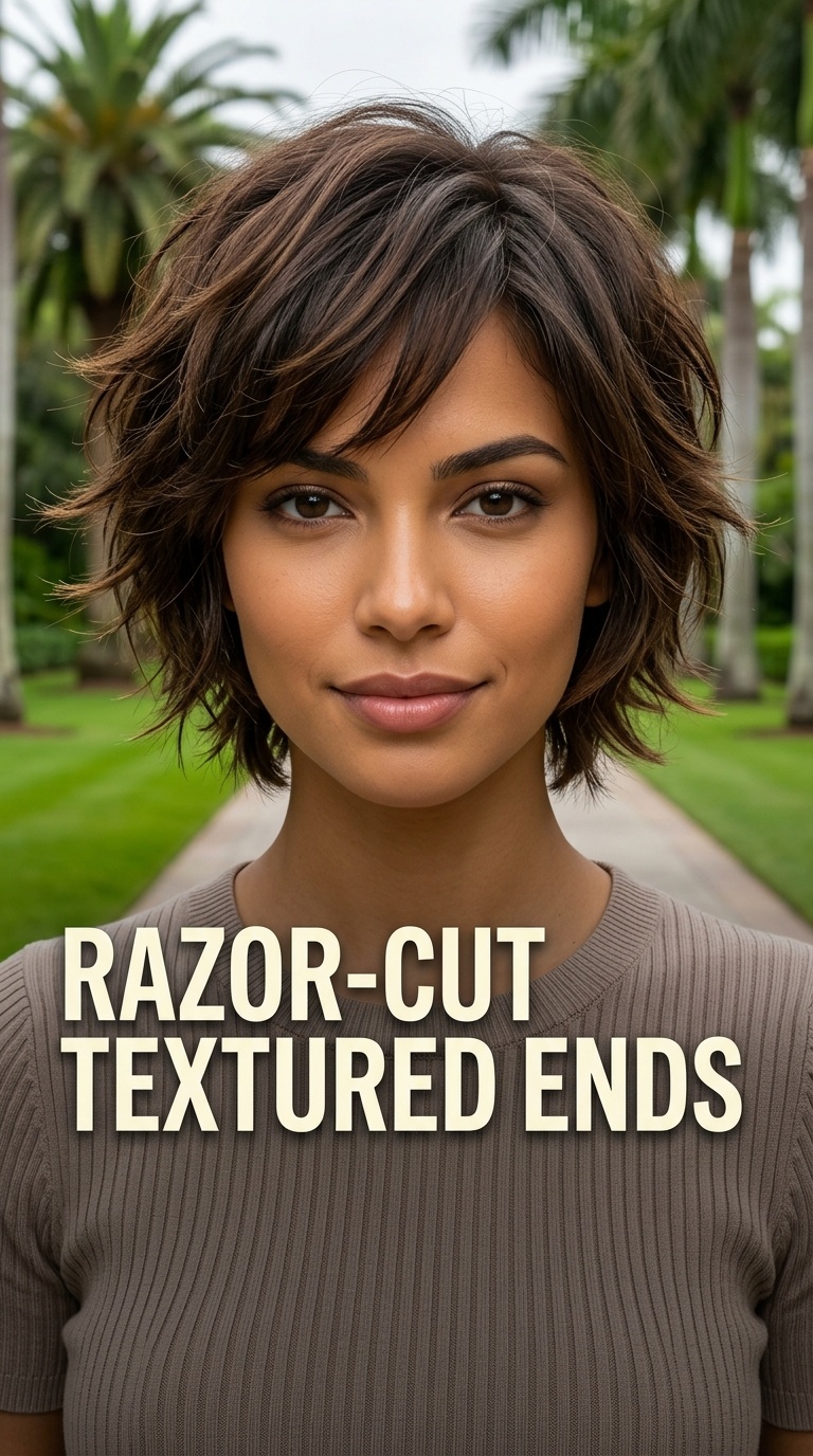 Razor-Cut Textured Ends