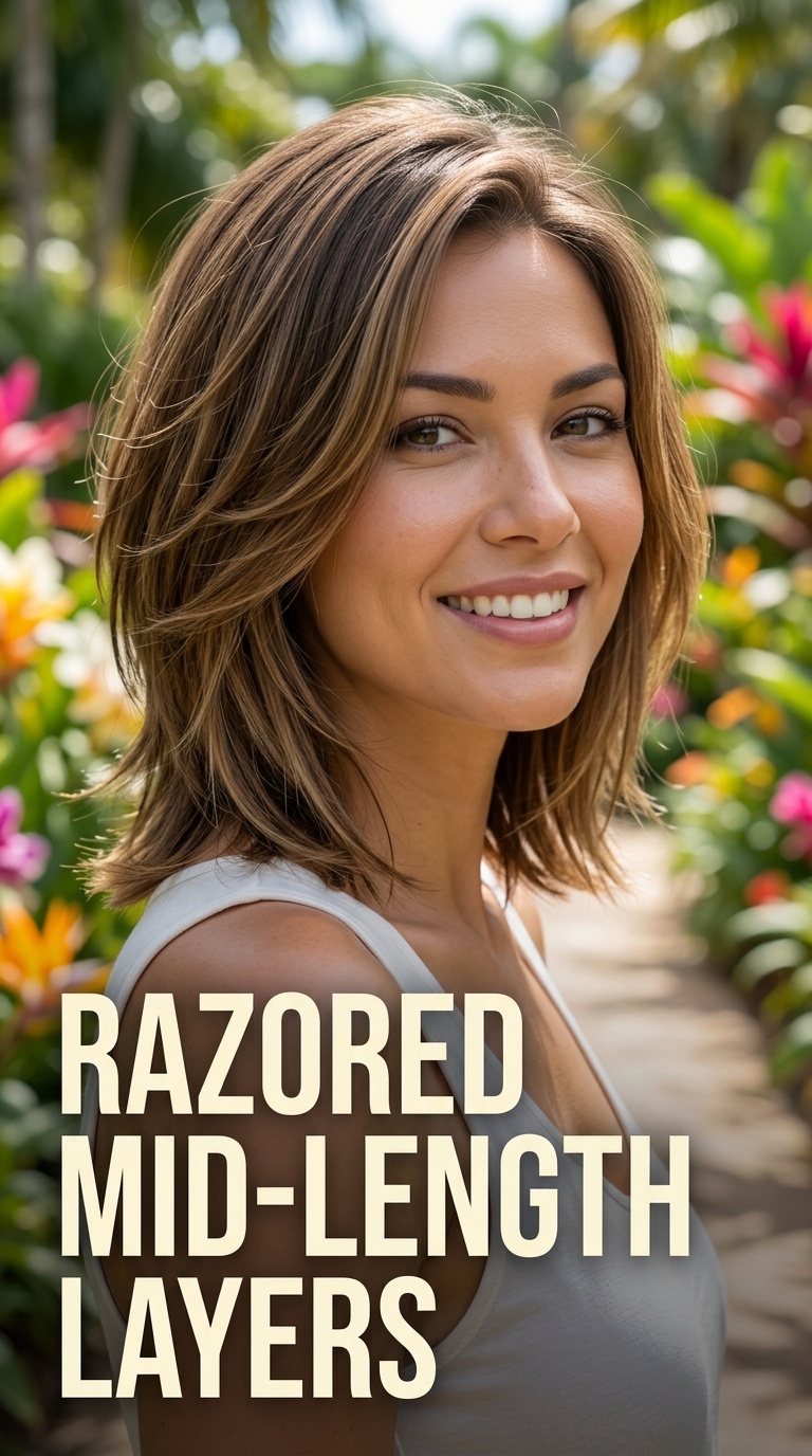 Razored Mid-Length Layers