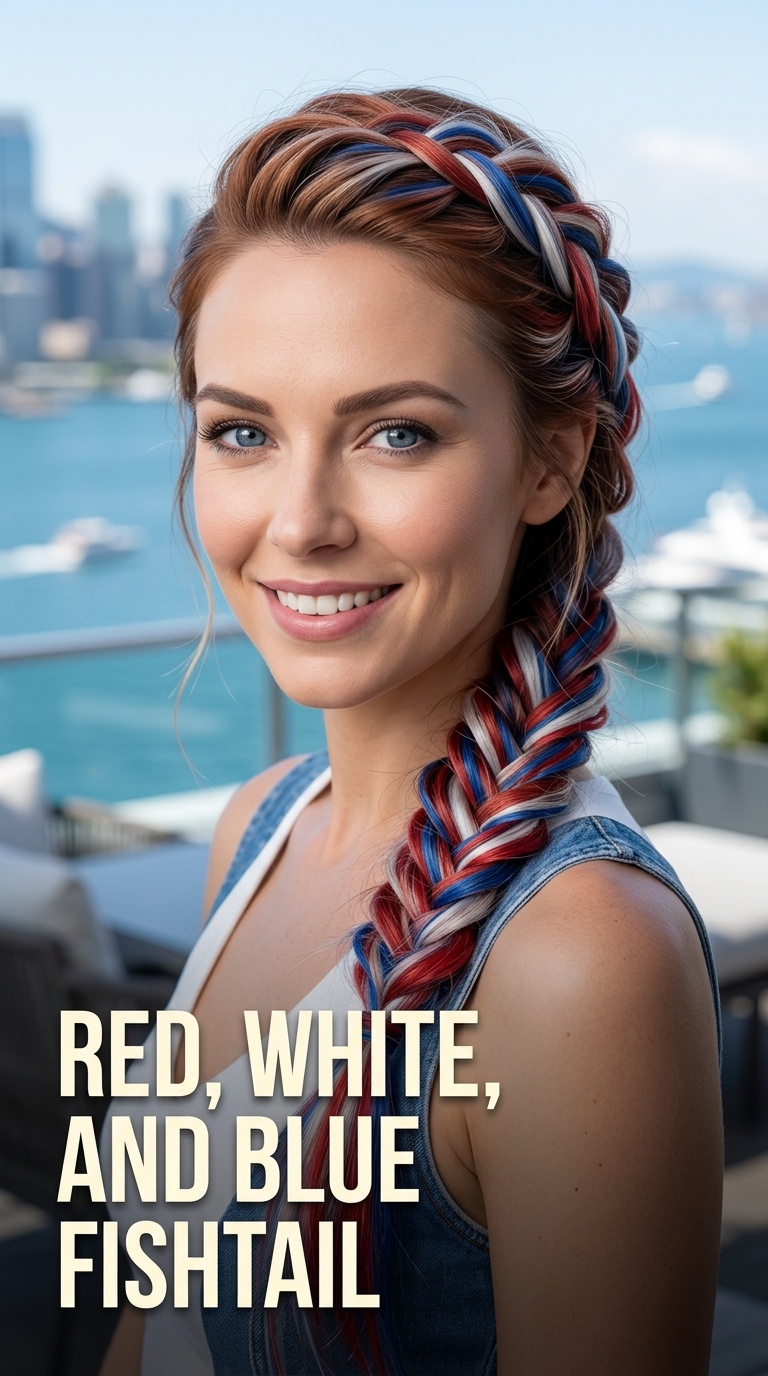 Red, White, and Blue Fishtail