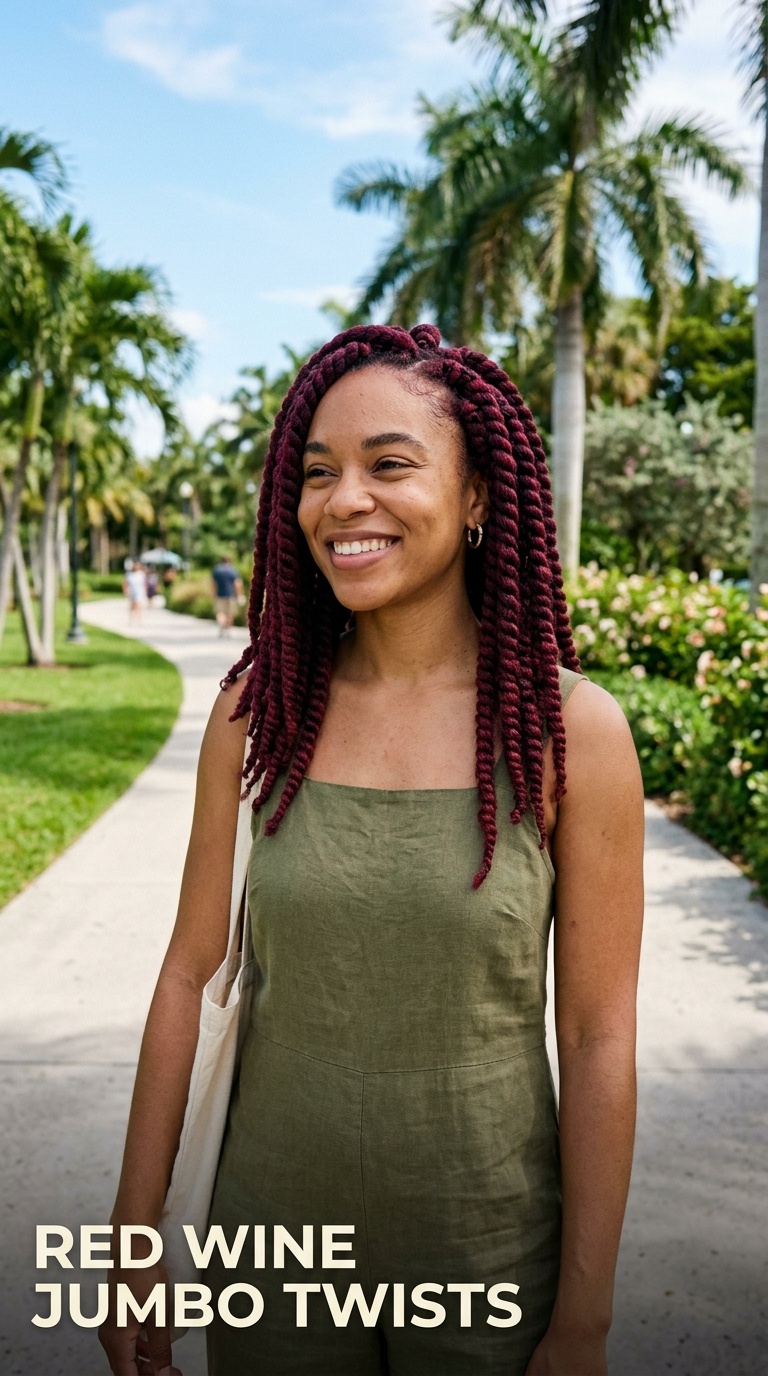 Red Wine Jumbo Twists