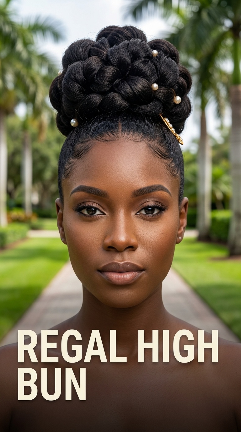 Regal High Bun