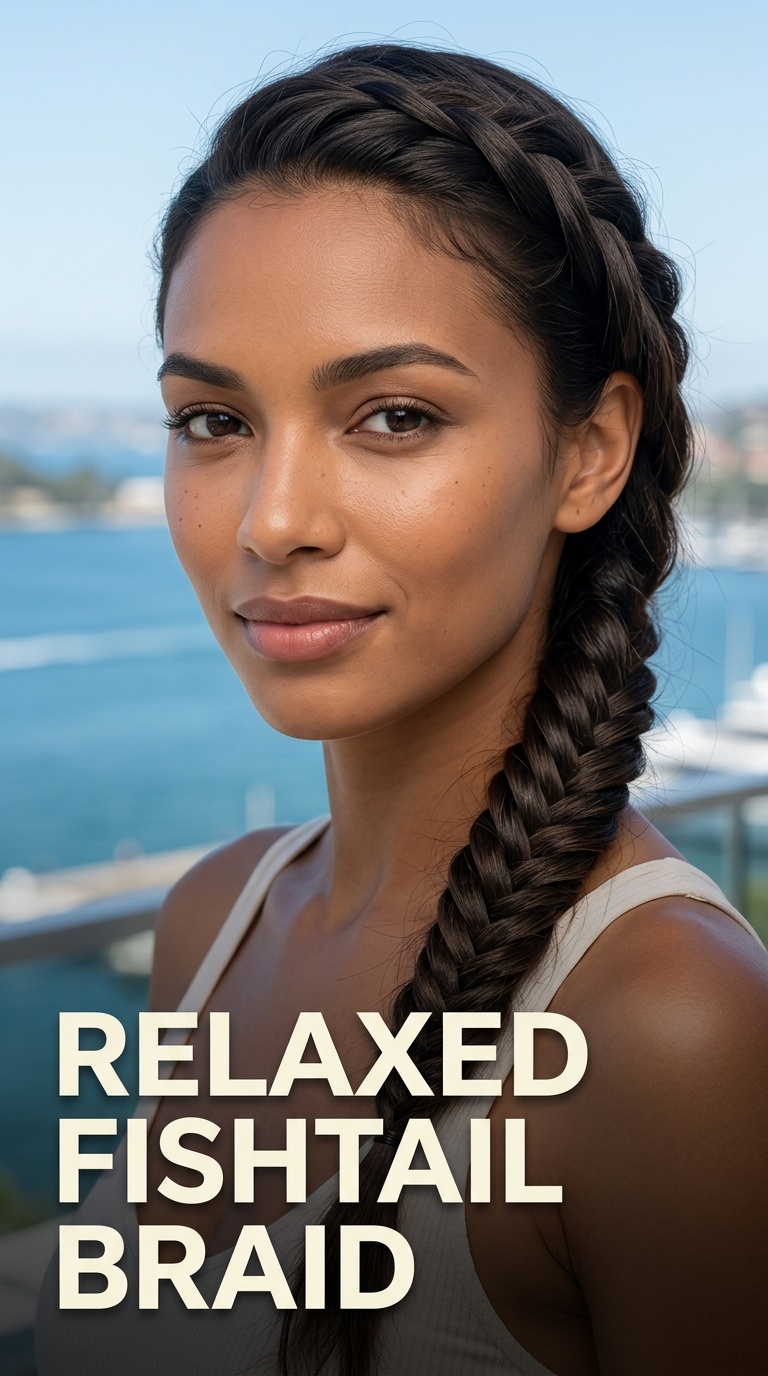 Relaxed Fishtail Braid