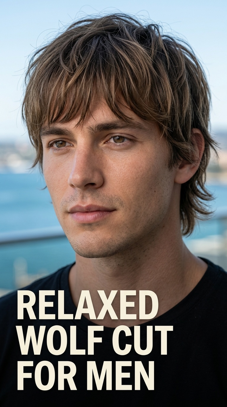 Relaxed Wolf Cut for Men