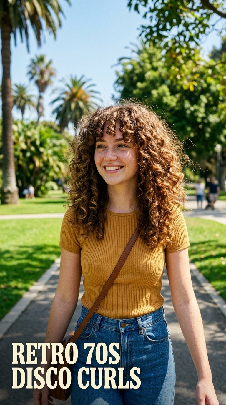 Retro 70s Disco Curls