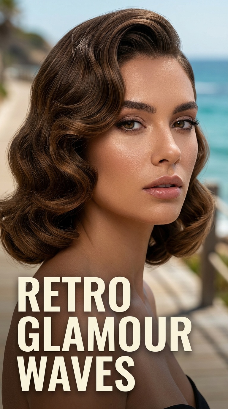 Retro Glamour Waves