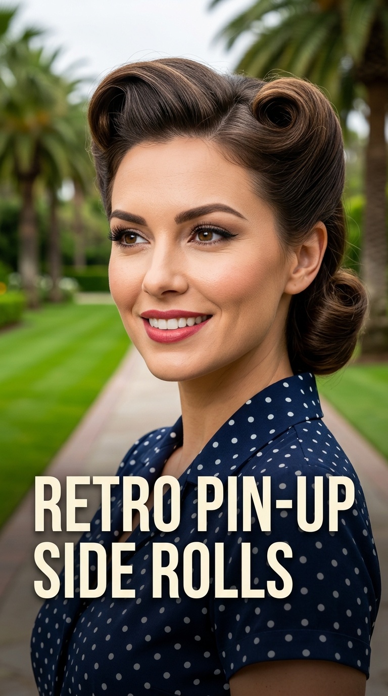 Retro Pin-Up Side Rolls