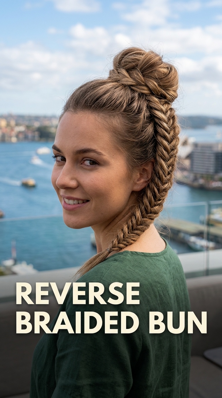 Reverse Braided Bun