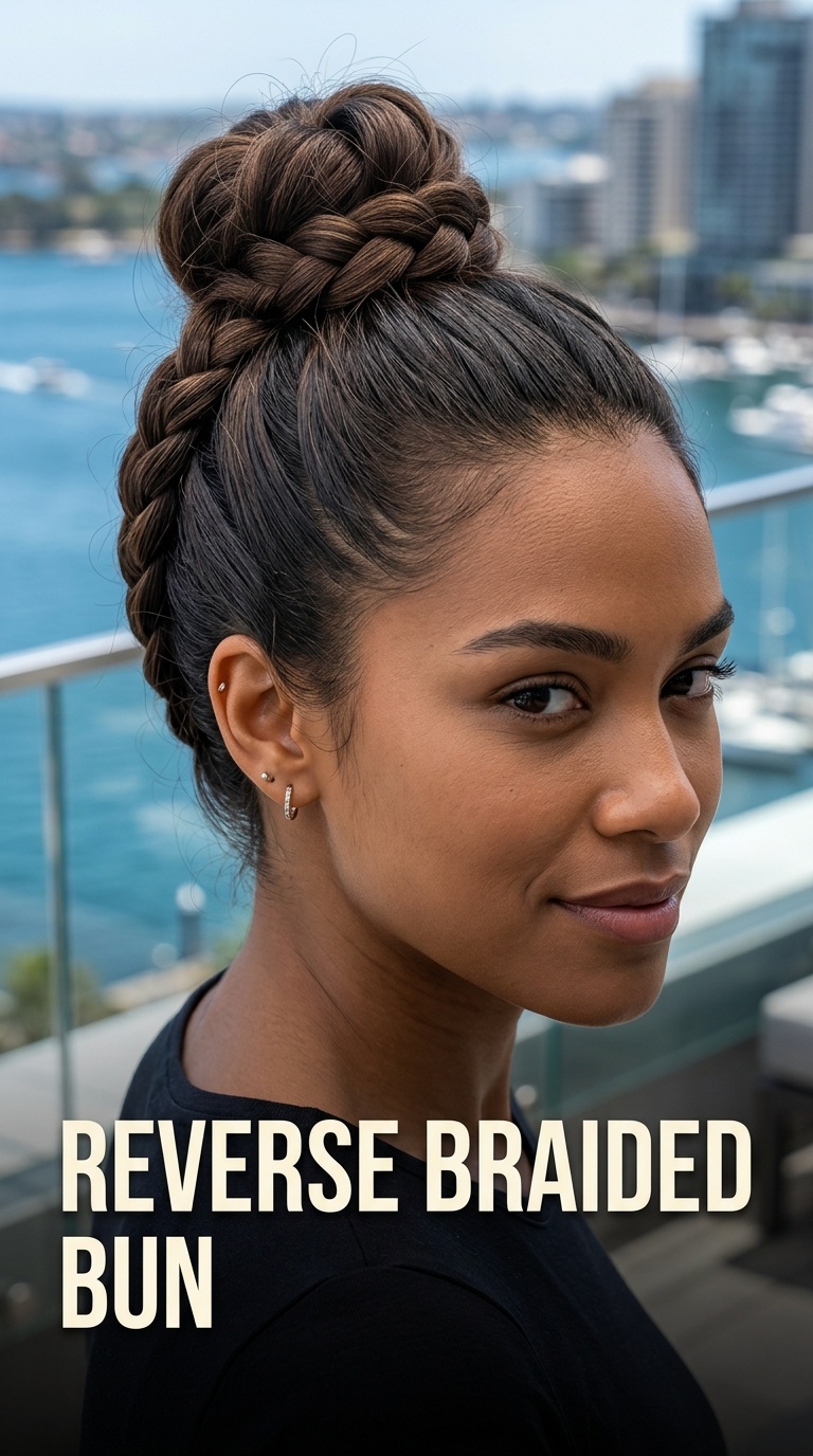 Reverse Braided Bun
