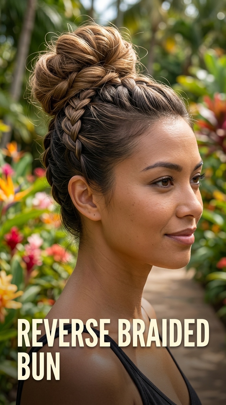 Reverse Braided Bun