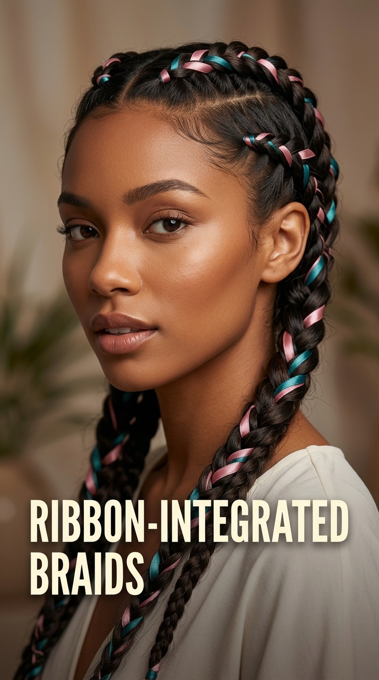 Ribbon-Integrated Braids