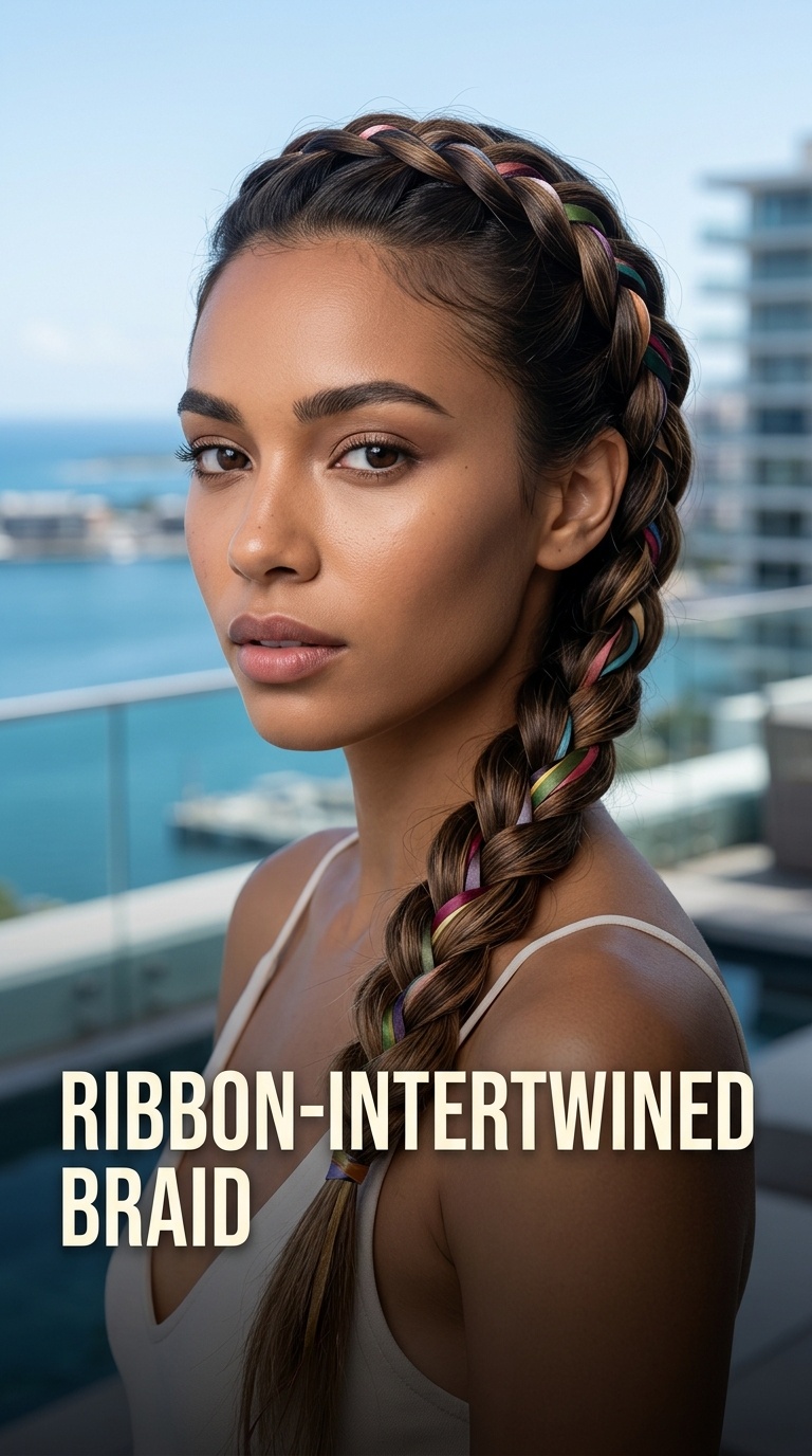 Ribbon-Intertwined Braid