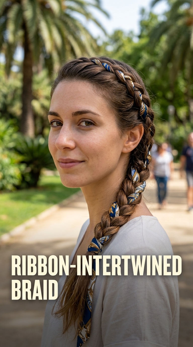 Ribbon-Intertwined Braid