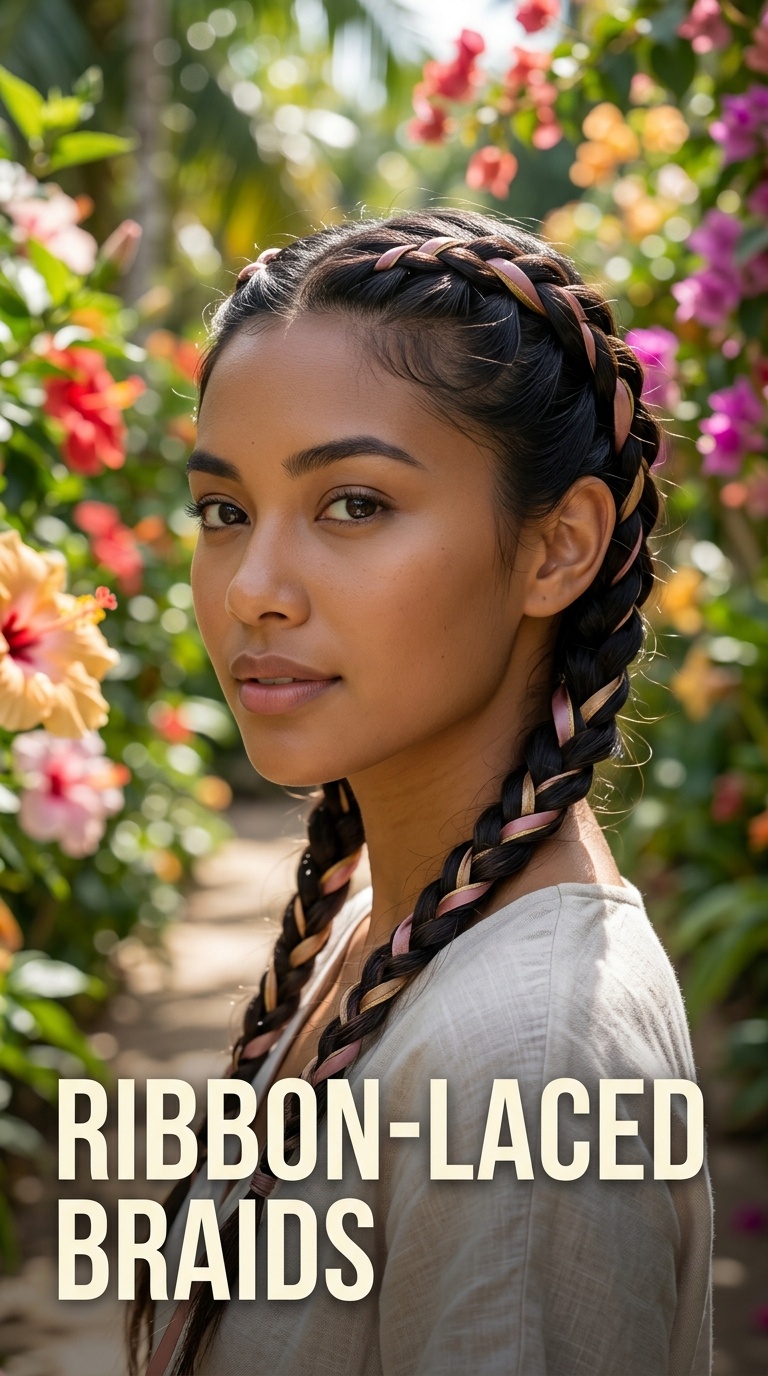 Ribbon-Laced Braids