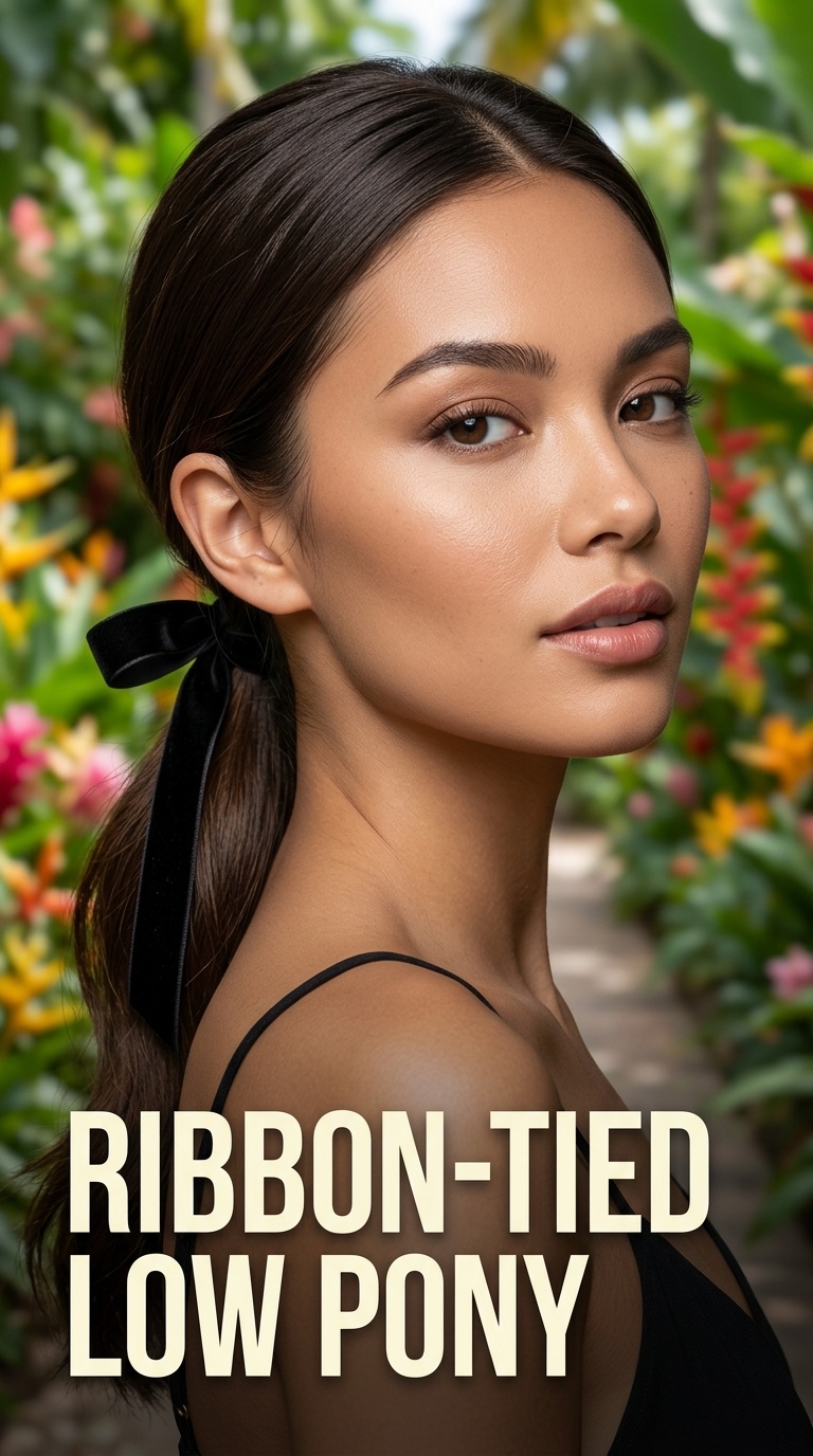 Ribbon-Tied Low Pony