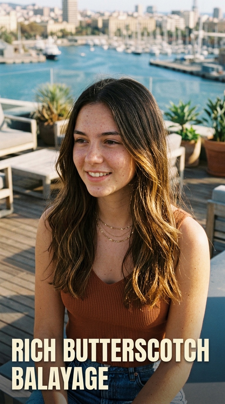 Rich Butterscotch Balayage