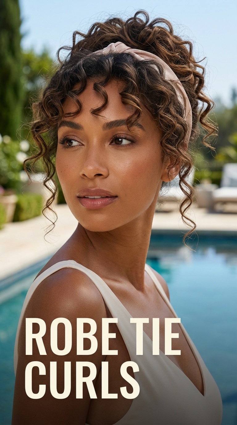 Robe Tie Curls