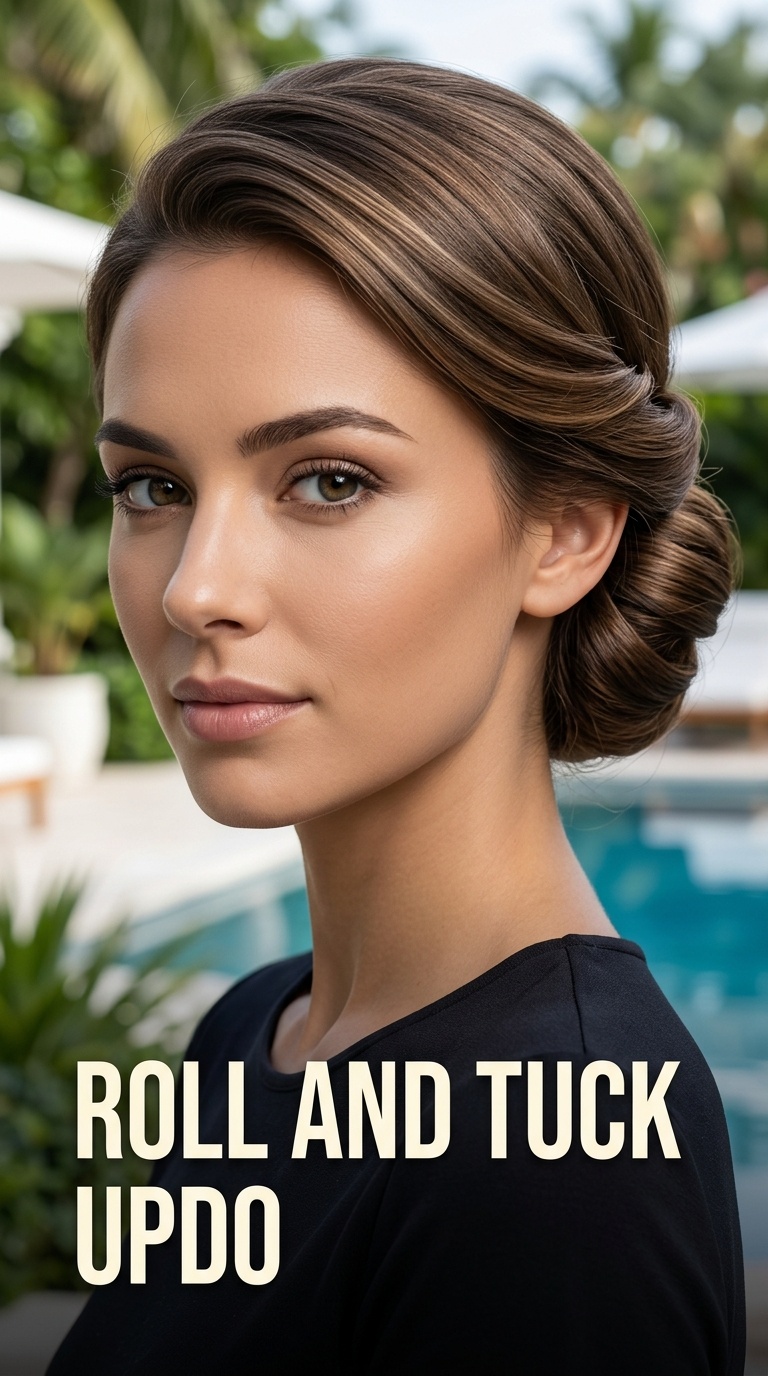 Roll and Tuck Updo