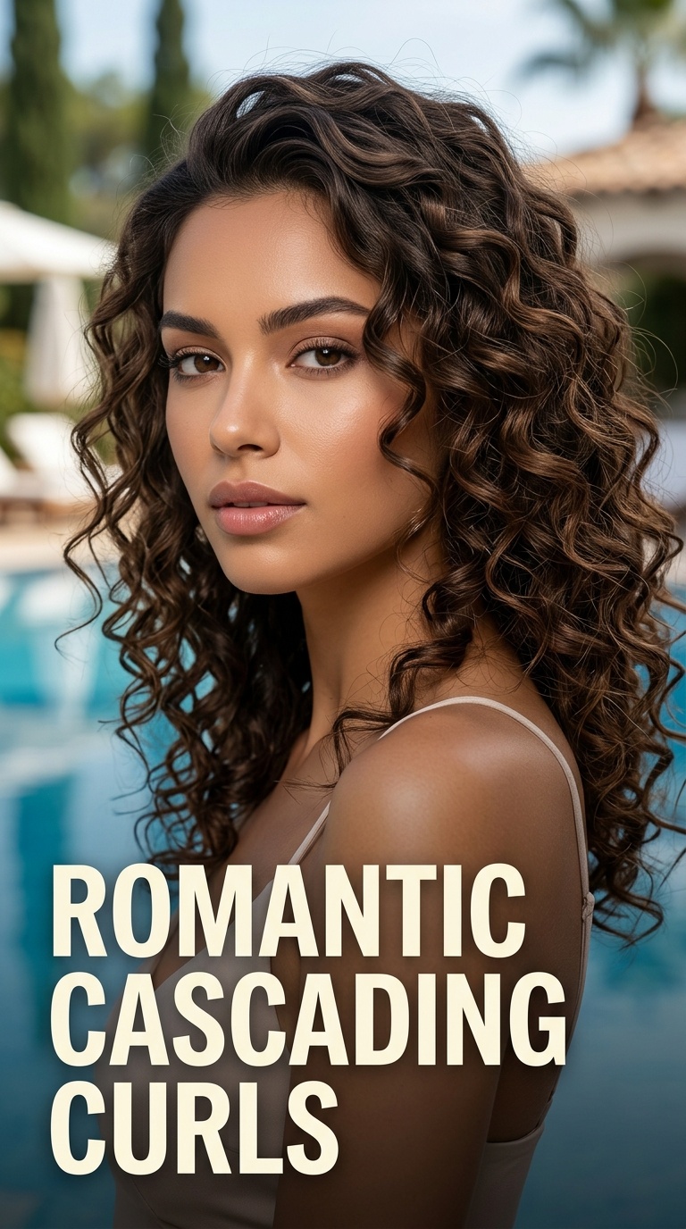 Romantic Cascading Curls