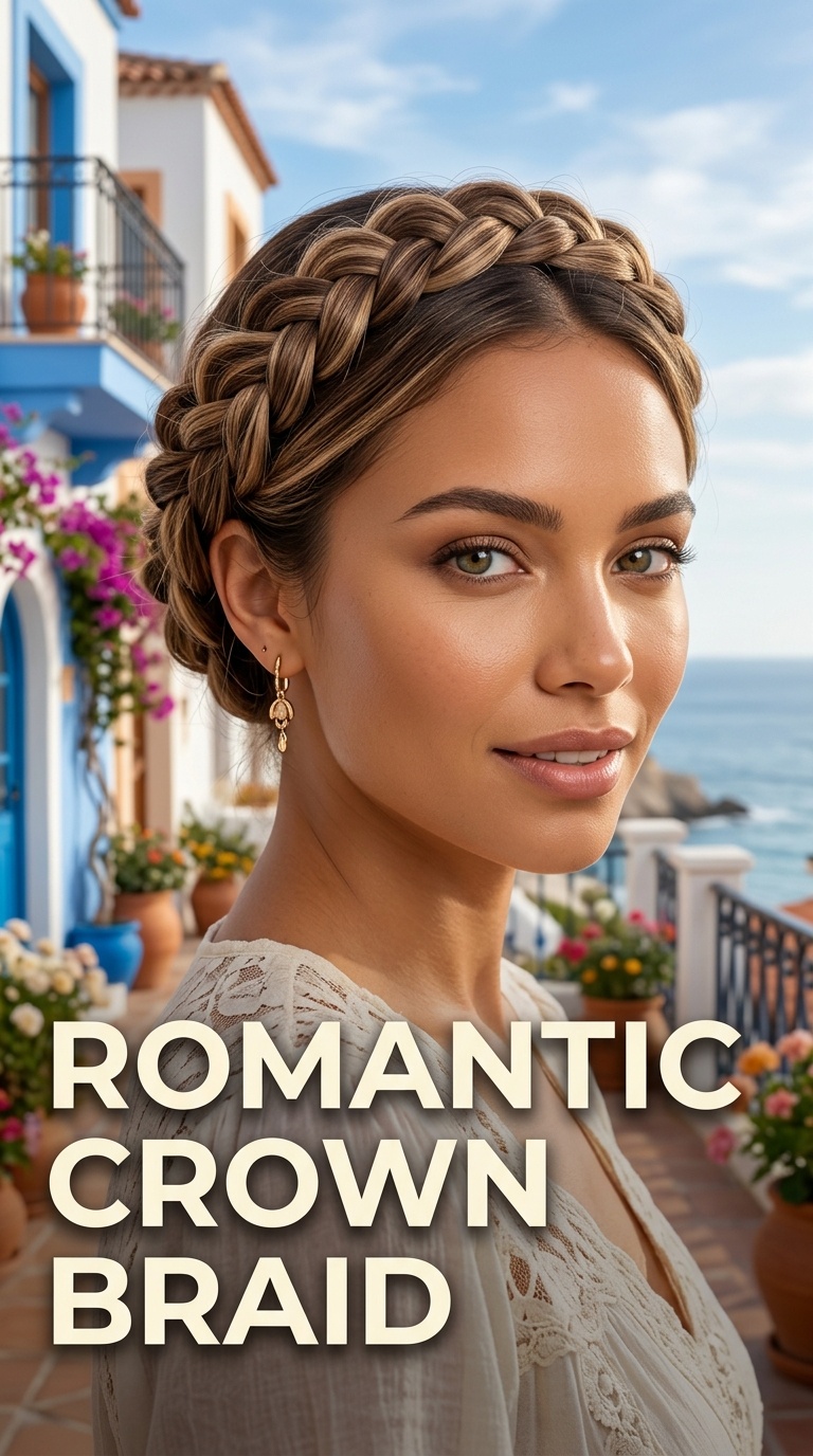 Romantic Crown Braid