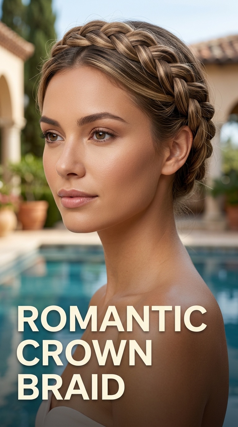 Romantic Crown Braid
